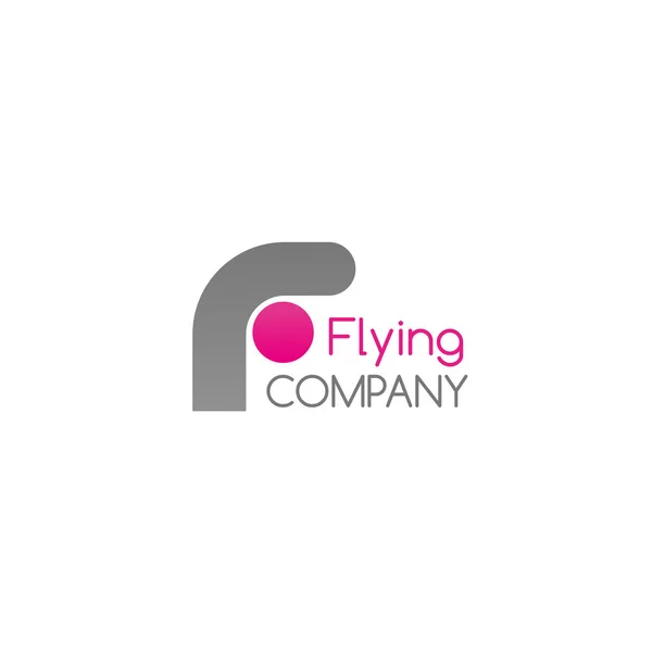 Vektor odznak pro létání společnost — Stockový vektor