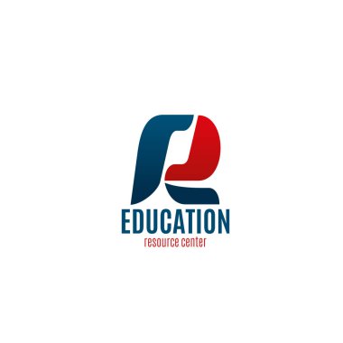 Vektör amblemi için eğitim merkezi