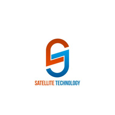 Uydu teknoloji vektör işareti