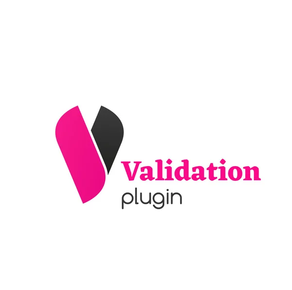 Plugin zur Vektor-Zeichen-Validierung — Stockvektor