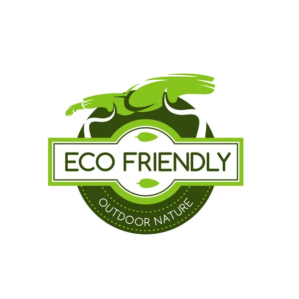 Eco φιλικό διάνυσμα εικονίδιο — Διανυσματικό Αρχείο