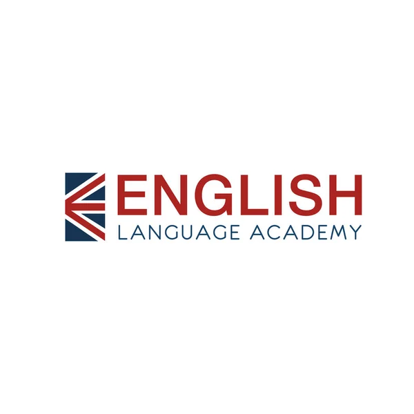 Englische Sprachakademie — Stockvektor