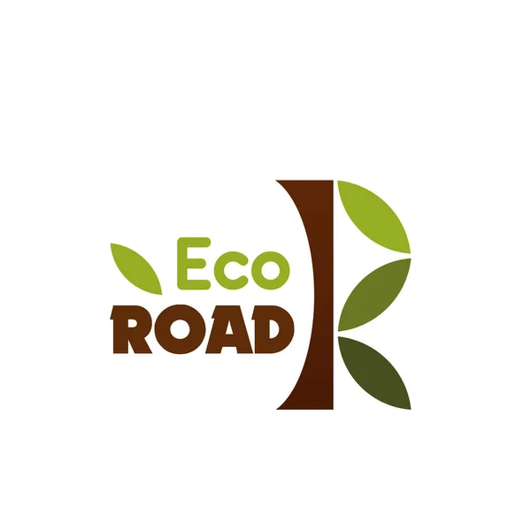 Οικολογικό σήμα φορέα οδικής — Διανυσματικό Αρχείο