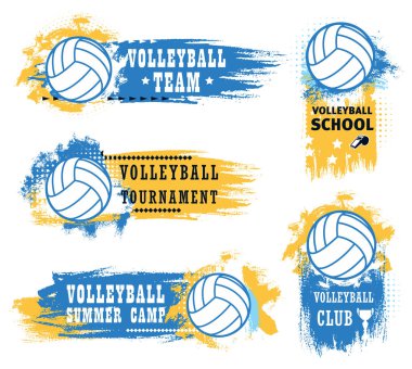 Voleybol spor oyun topu, kupa kupa ve düdük