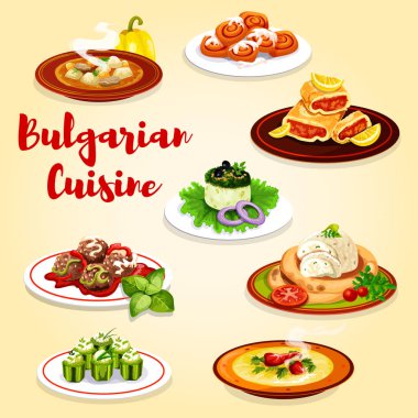 Et, sebze ve peynir ile Bulgar yemekleri
