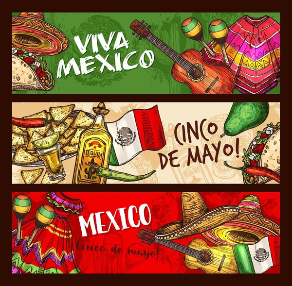 Cinco de Mayo Festa messicana — Vettoriale Stock