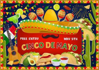 Mexican holiday, Cinco de Mayo fiesta celebration