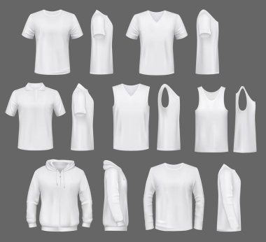 T-shirt ve windcheater, polo hoodie, erkek giyimi