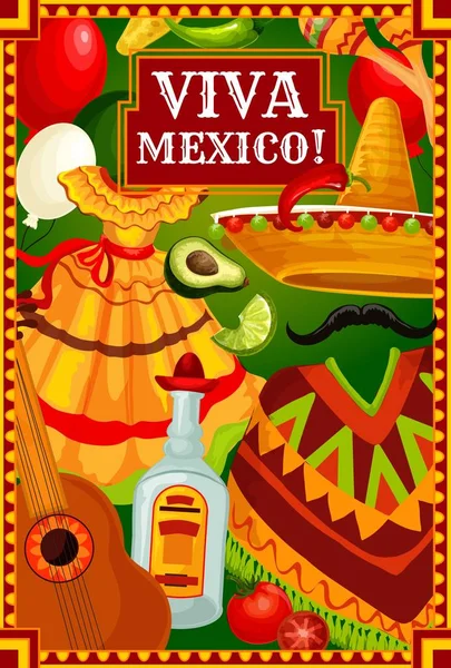 Festa messicana Festa del Cinco de Mayo — Vettoriale Stock