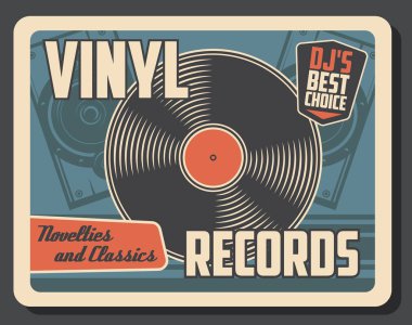 Retro müzik Vintage Vinil rekor oyuncu