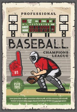 Catcher Player ile beyzbol spor oyunu maç