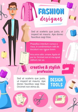 Dikiş Araçları ile terzi veya moda tasarımcısı