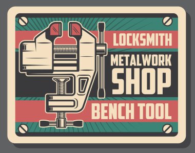 Çilingir ve metal işleme Bench Vice Tool