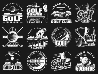 Golf kulübü şampiyonluğu, spor ligi rozeti simgeleri