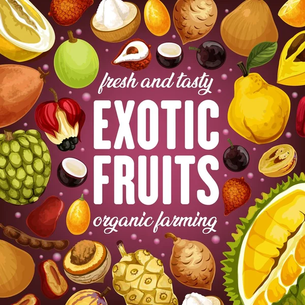 Egzotik meyveler Durian, lichee ve Pomelo narenciye