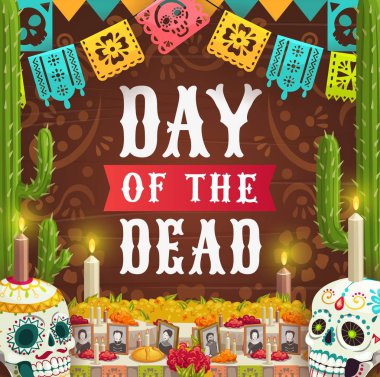 Day of Dead, Mexican calavera catrina skull clipart