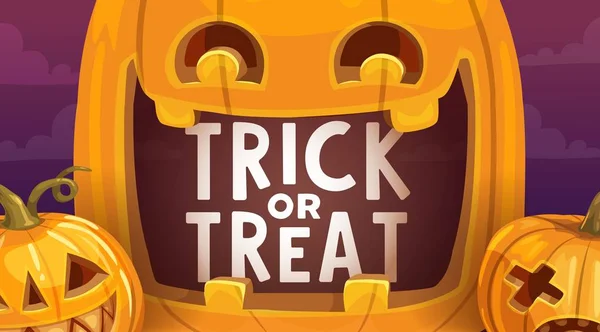 Halloween pumpa lyktor. Holiday trick or Treat — Stock vektor