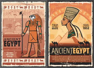 Eski Mısır firavunu Sfenks, Horus, Nefertiti