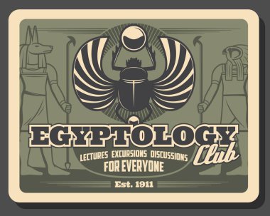 Eski Mısır din tanrıları. Anubis, Horus, scarab