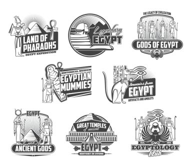 Eski Mısır firavun piramitleri, sfenks, mumya