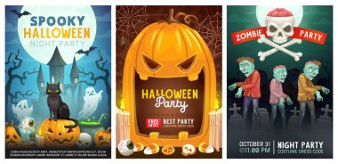 Cadılar Bayramı zombi hile veya canavarlar parti tedavi