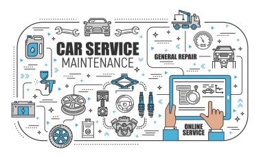 Araç servis merkezi, online mekanik bakım