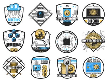 Bitcoin kripto para blockchain madencilik çiftliği