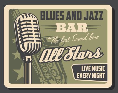 Canlı müzik caz ve blues, retro davet