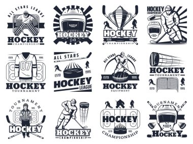 Buz hokeyi spor, turnuva ve kupa simgeleri