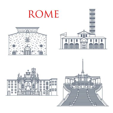 Roma mimarisi nin simge yapıları, ünlü binalar