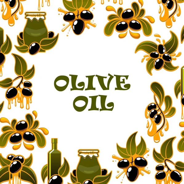 Najwyższa jakość, zdrowe produkty z oliwy z oliwek — Wektor stockowy
