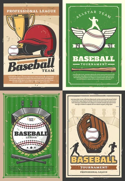 Baseball player, sport ball, bat and trophy cup