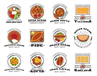 Ulusal Türk mutfağı, yemek ikonları