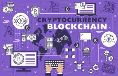 Kripto para birimi, blok zinciri, bulut madenciliği, bitcoin