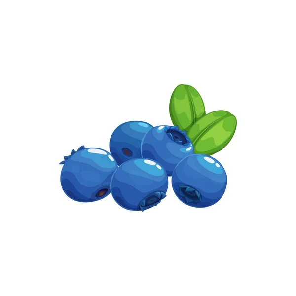 Εικονίδιο Βατόμουρο Φρούτα Μπλε Μούρα Τροφή Bilberry Φορέας Άγριο Δάσος — Διανυσματικό Αρχείο