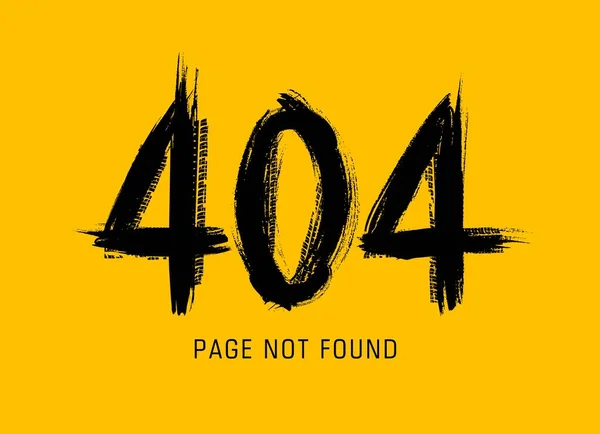 Erreur 404 Page Introuvable Dans Style Grunge Faite Empreintes Pneus — Image vectorielle