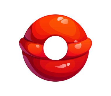 Şeker fontu, tatlı tatlı tipi, çizgi film şekerleme için karamel lolipop, vektör yazı tipi. Pasta türü ve şekerleme tipi İngiliz alfabesi, harf O tatlı karamel sert şeker veya lolipop