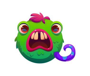 Korkunç canavar karakter yazı tipi harfi Q. Ürkütücü fantezi yaratık çocuklar ABC yazı dizisi sembolü, garip korku canavarı karakter yazı tipi harfi. Çılgın bugaboo, bogle kişilik işareti