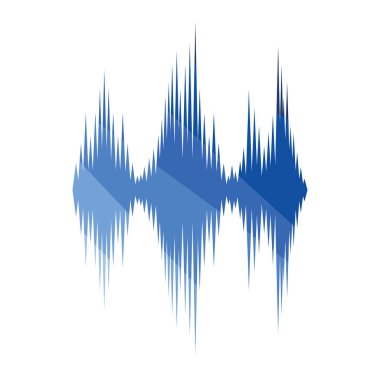 Boynuz Simgesi. Düz Renk Tasarımı. Vektör İllüstrasyonu.