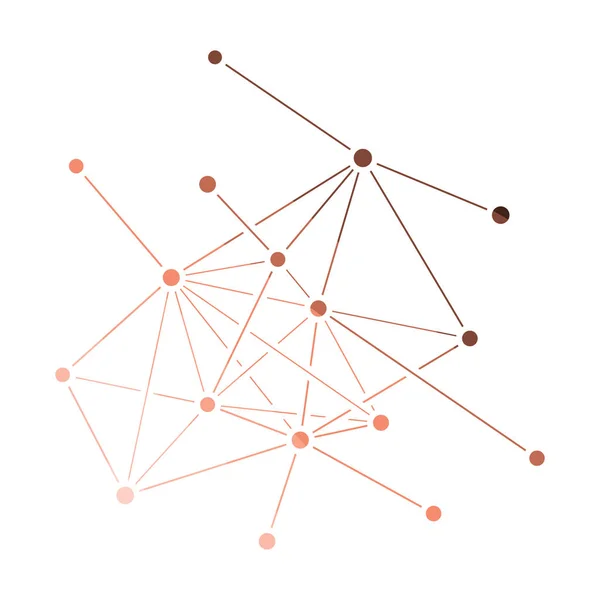 Εικονίδιο Δικτύου Σύνδεσης Επίπεδη Σχεδίαση Χρωμάτων Εικονογράφηση Διανύσματος — Διανυσματικό Αρχείο