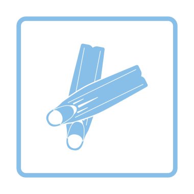 Palet Yüzme simgesi. Mavi gövde tasarımı. Vektör çizim.