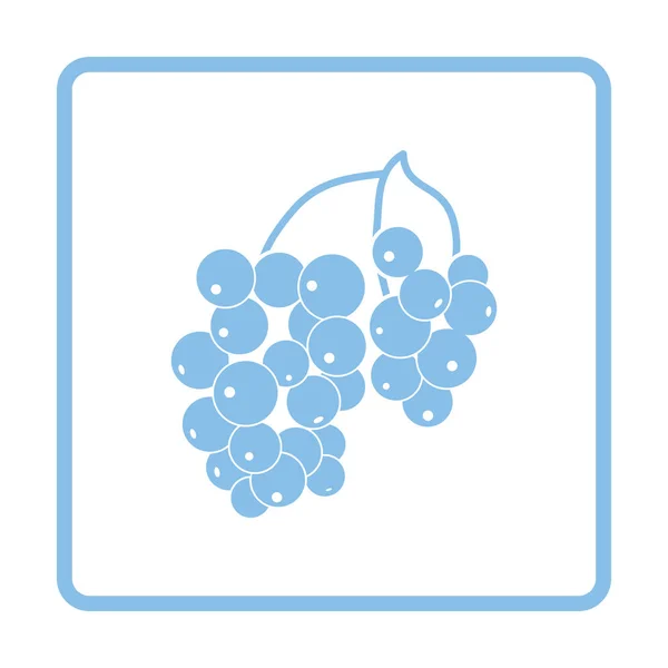 Icône Cassis Conception Cadre Bleu Illustration Vectorielle — Image vectorielle