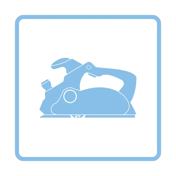 Електричний Струнний Значок Дизайн Синьої Рамки Векторні Ілюстрації — стоковий вектор