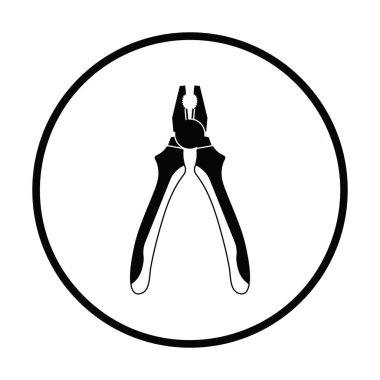 Pense araç simgesi. İnce daire tasarımı. Vektör illüstrasyonu.