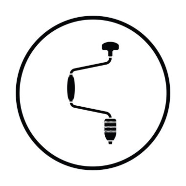 Roger simgesi. İnce daire tasarımı. Vektör illüstrasyonu.