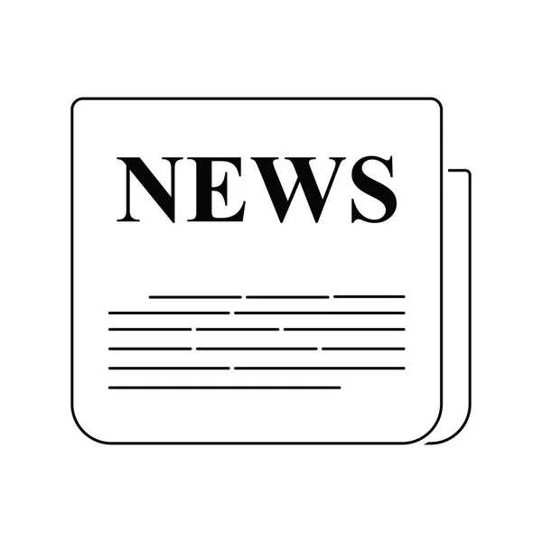 Newspaper publication icon Stock Vector Image by ©angelp 111794826