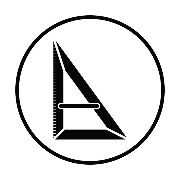 三角形のアイコン 薄まるデザイン ベクトル図 — ストックベクタ