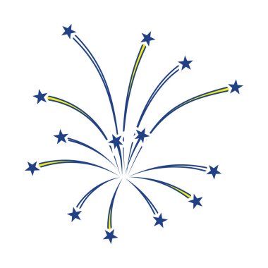 Parti kuyu simgesi. İnce çizgili tema. Vektör çizim.