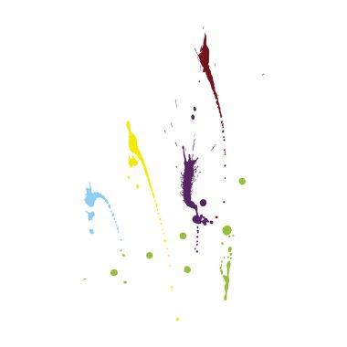 Grunge Şablon. Beyaz renk. Vektör çizim.