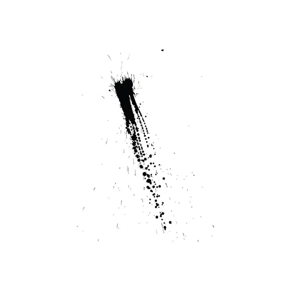 Résumé Grunge Blobs Background Noir Sur Blanc Illustration Vectorielle — Image vectorielle